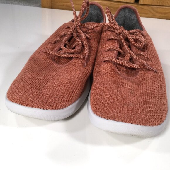 Allbirds Tree Runner Lace Up Sneakers Mens Size 14 Orange Knit main image 5